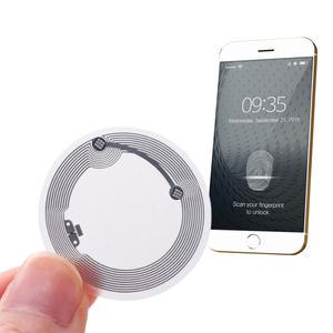 NFC 스티커 아이폰 태그 칩 만들기 Ntag213 원형 38mm 전자 명함 제작