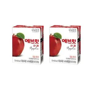 정식품 에브릿 사과 120ml 48팩 /사과주스 간식 피크닉 신제품