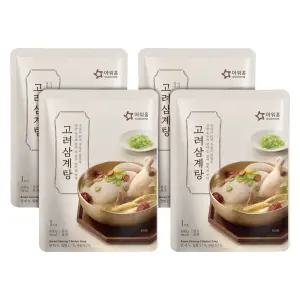 간편 조리 맛투데이 아워홈 전통 삼계탕 800g 4팩 보양식 삼계 백숙 닭 한마리