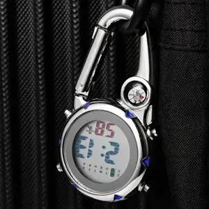 카라비너시계 휴대용시계 전자시계 고리시계-WFG54WP