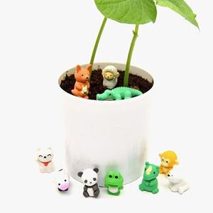화분 데코 장식 소품 10종셋트 동물농장-WEED453