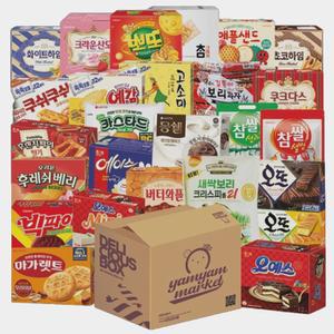 [냠냠상회] 몽쉘 후레쉬베리 마가렛트 카스타드 버터와플 에이스 크리스피롤 등 큰 용량 제품만 구성한 초