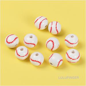 [룰루핑거] 우드비즈 야구공 1.6cm (10개입) 1R-01-329