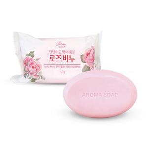 동서씨앤지 향이 좋은 로즈 세수 세안 비누 150g