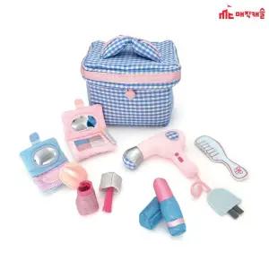 역할놀이 미용세트 하늘색가방/미용실/장난감/미용놀이/세트/여아화장품/놀이/메이크업/어린이/화장품/미용