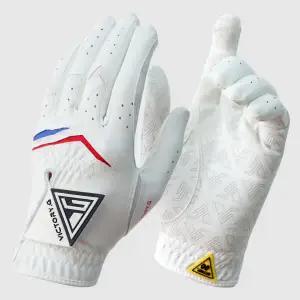 빅토리지 논슬립 골프장갑 (화이트/블랙) 남성 왼손 오른손 선택 세탁 연습용 필드용