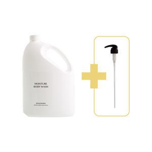 (해피바스)아모레퍼시픽 모이스처 대용량 바디워시 4.2kg + 펌프 1개