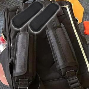 고품질 무거운 가방 어깨 패드 블랙 2개입 1P 스트랩 보호대 숄더스트랩 가방끈보호패드 (WFHH5YS)