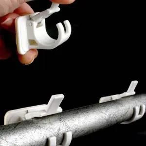 라켓 압축 2개입 커튼 봉설치 부착브 레일 브 봉 (WFH0SGT)