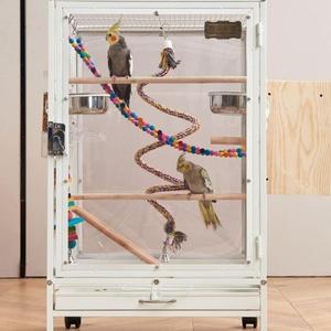 아크릴 앵무새장 앵무새 기본모델 키우기 투명한 조류 새집