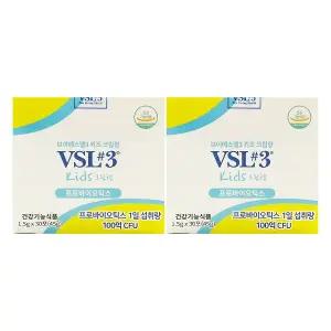 VSL3 브이에스엘3 키즈 크림향 1.5g x 30포 x 2박스 /Hb