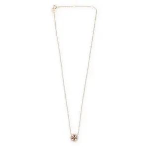 디몬트  여성 밀러 크리스탈 로고 목걸이(로즈골드) 53420 696