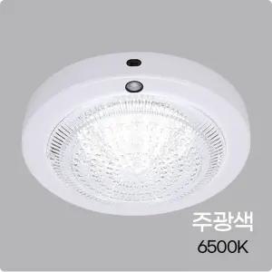 LED 원형 센서등 롱런 240mm 15W 주광색 6500K 현관 복도 계단 베란다 조명