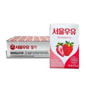 서울우유 딸기 멸균우유 200ml x 24개 (1박스)