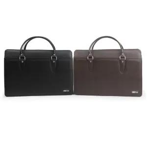 남자 전문직 양면포켓 각진 심플 서류가방 은행직원 금융사