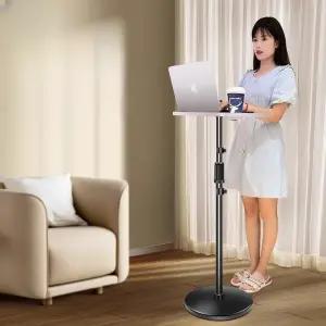 스탠딩 책상 높이 조절 노트북 스탠드 서서 쓰는 책상 높낮이 일하는 서있는 높은 테이블