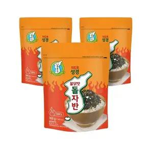 [지도표성경][성경김본사] T 매콤한 불닭맛 돌자반 대용량 300g x 3봉