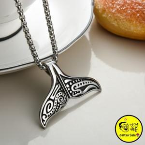 과  패션 창조적 인 레트로 고래 꼬리 펜던트 캐주얼 댄스 파티  목걸이