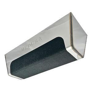 메두사, 10인치 전문가용 헬리 아크 용접 스테인리스 스틸 테이핑 머드 팬, 미끄럼 방지 그립, 쉬운 청소, 모든 나이프에 완벽한 미만, 내구성, 내구성이 뛰어난 내구성을 자랑합니다