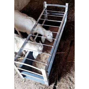 염소먹이통만들기 여물통 급여기 1 미터 사료통 조절식 길이 송아지 가축 높이 급식 먹이통