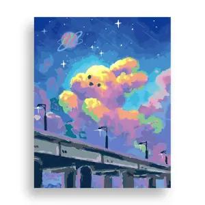 위메이크 페인팅 DIY 명화그리기 구름토끼40x50