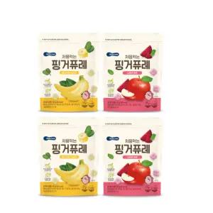 베베쿡 처음먹는 핑거퓨레 2종 X2세트 간편 아이 간식 BNS