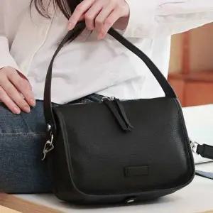 소가죽 토트 숄더백 심플 미니 호보백 크로스백