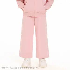 [로엠걸즈] 리본 포인트 와이드 팬츠 RGSM25W4P