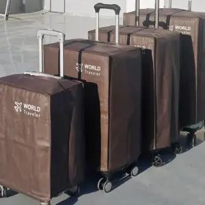 캐리어 부직포커버 부직포 가방 심플 보호 여행 (45Aj3)