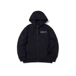 인터크루 남성 오버핏 빅레터후드집업 ITV4DH01ABK (블랙)