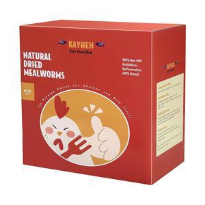 닭을 위한 케이헨 건조 밀웜 5LB 순수 천연 비-GMO 고단백 사료용 밀웜 야생 조류를 위한 밀웜