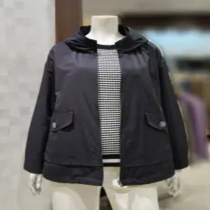 [벨라디터치] V3F3JK22 루즈핏 반후드 재킷