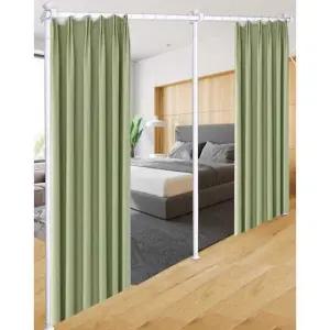 무타공 커튼 파티션 업소용 커튼봉 높은층고 암막커튼 커텐