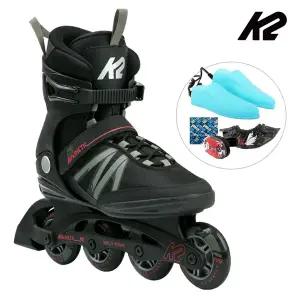 성인 인라인스케이트 K2 키네틱 80 M 카키 성인용 인라인 신발항균건조기 휠커버