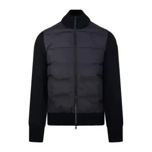 지퍼 프론트 리브 커프스 울 가디건 9B00040 M1131 999