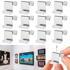 갤러리 그림 걸이 시스템 걸이용 조절 가능한 12개 전시 미술 용품용 레일 (프레스 가능)