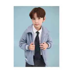 빈폴 키즈 빈폴 BEANPOLE KIDS 플리스 칼라 야구점퍼 스카이 블루 (BI5141U01Q)