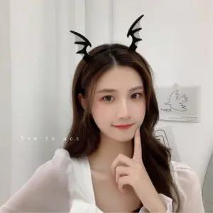 할로윈 머리띠 박쥐 악마 축구 응원 파티 헤어밴드