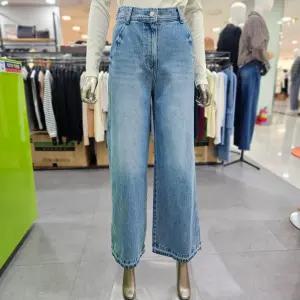 시슬리/애플아울렛/도밍고 뒷밴딩 와이드 데님 팬츠 SADP10441