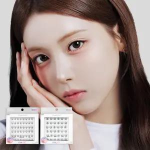 [올리오] 노글루 속눈썹 싱글팩 PLUS 클리어 Short/Wide (8종 택1)