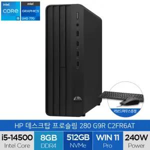 HP 프로슬림 280 G9R C2FR6AT 데스크탑 i5-14500 (8GB/NVMe 512GB/WIN11Pro) 가성비 사무용 가정용컴퓨터 (A)