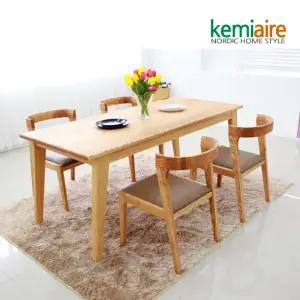 클로이드 애쉬원목 4인용 의자식탁SET KRS-412