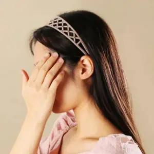 [콩심팥심]큐빅 메쉬 헤어밴드 포인트 머리띠 여자