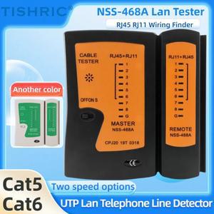 TISHRIC NSS-468A Lan 테스터 RJ45 RJ11 배선 파인더 Cat5 UTP 케이블 전화선 감지기 추적기 네트워크 도구