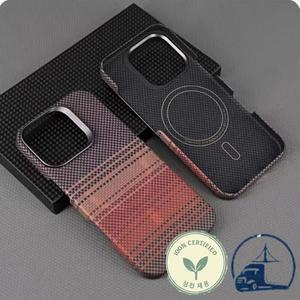 iPhone 15 pro max 탄소 섬유케이스 용 호환 Magsafe 마그네틱 plus 초박형 아라미드 커버