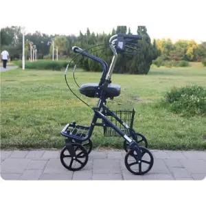 Ardez 노인용 접이식 보행보조기 휴대용 실버카 어르신 보행기 의자형