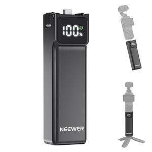 DJI 오스모 포켓 3 & 크리에이터 콤보 삼각대 액세서리와 호환되는 NEWER 배터리 핸들, 5000mAh 타입 C 22.5W 맥스 휴대용 충전 전원 팩, 셀카봉 비디오 녹화용 1/4인치 스레드, PH01