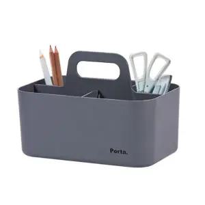 [하프클럽/]칸막이 책상정리함 소품수납함 25x17cm 1개 그레이