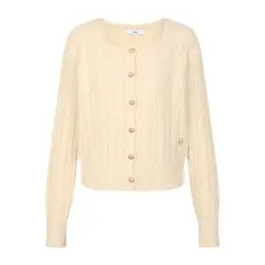 갤러리아 (르샵블랑) 여성 스퀘어넥 꽈배기 긴팔 니트 가디건 L2F45KCD150