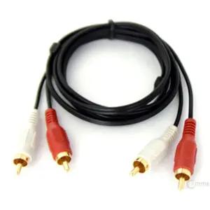 Coms RCA 2선 케이블 음성 2RCA M 30M엑세서리 액세사리 스테레오 기타 전기 액세 세사리